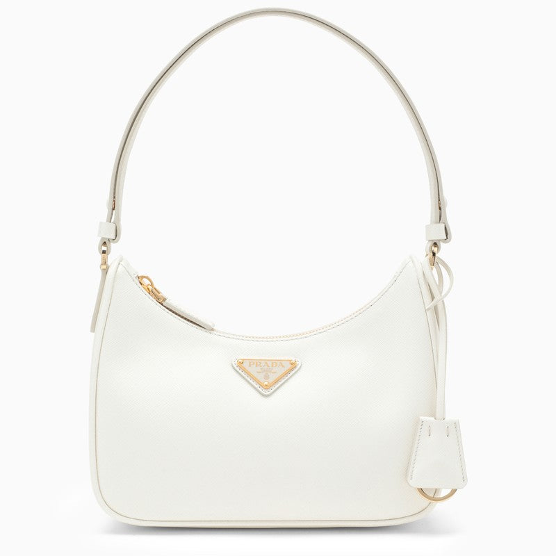 Re Edition white mini bag in Saffiano