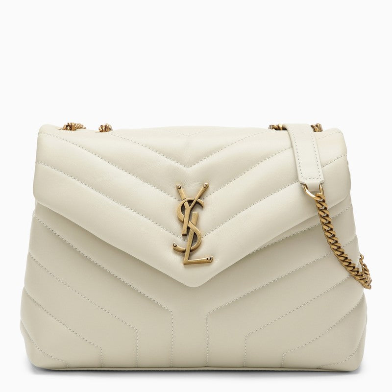 Cream-coloured small YSL Loulou bag – d.code