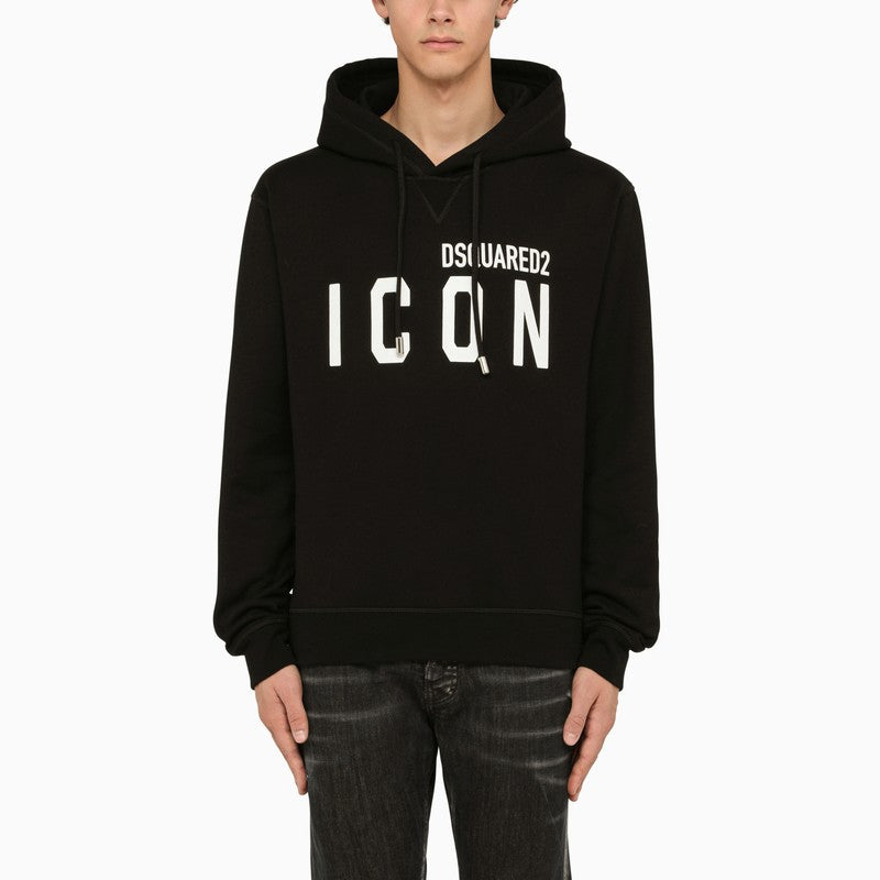 icon hoodie BLACK