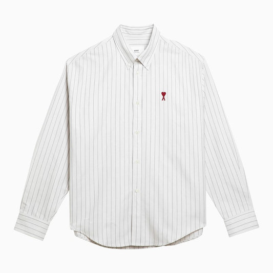 White striped Ami De Coeur button-down shirt