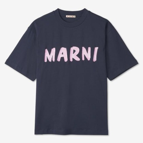 d.code - MARNI｜ロゴプリント入り オーガニックジャージーTシャツ