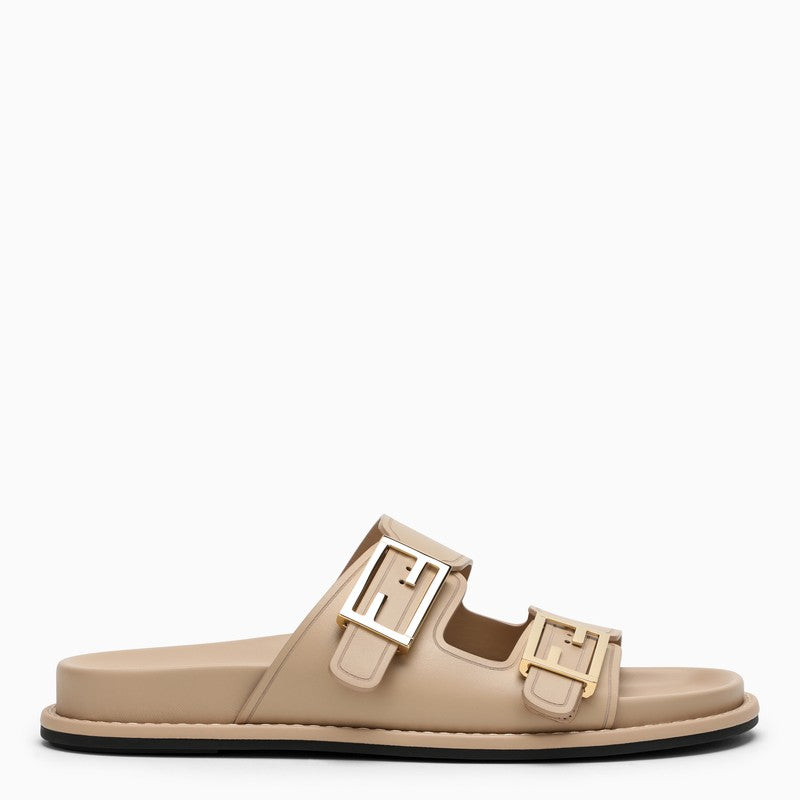 Fendi Feel beige slide – d.code