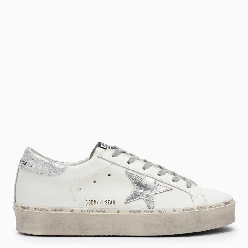 White/silver Hi-Star sneakers – d.code