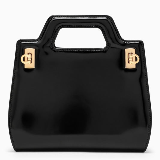 Black leather Wanda bag