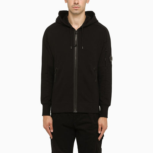 Black zipped hoodie