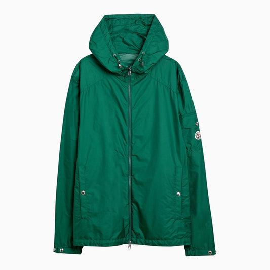Etiache green nylon waterproof jacket