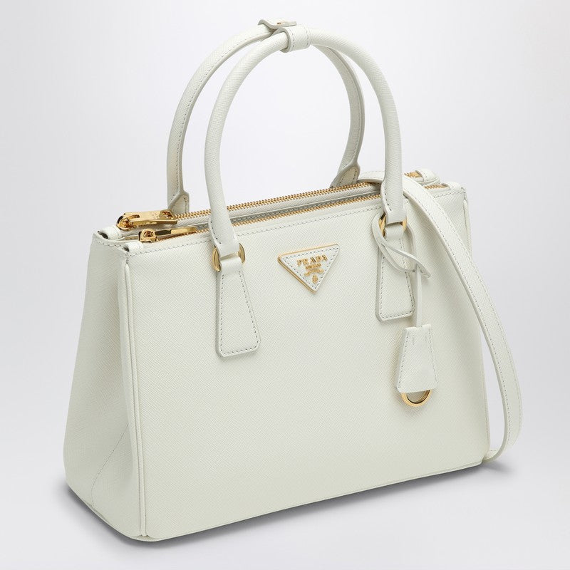 White Galleria medium handbag