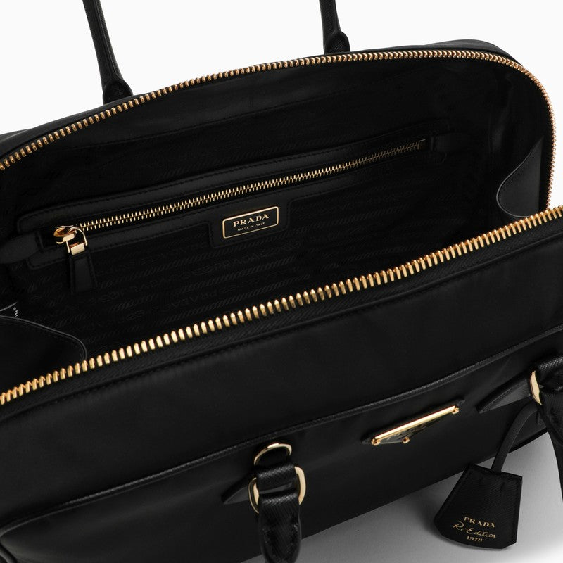 Re-Edition 1978 Re-Nylon and Saffiano large black top case