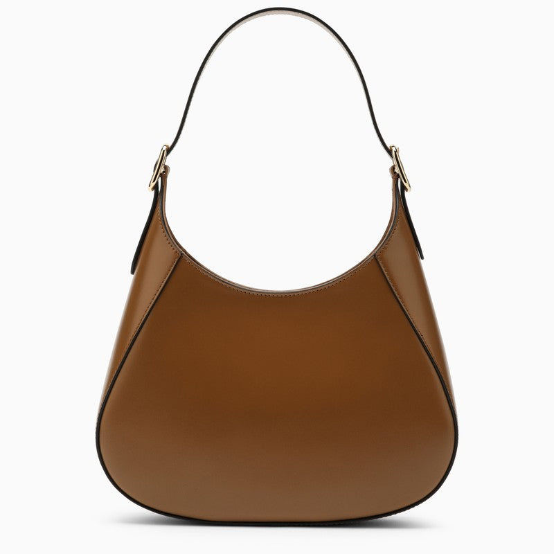 Cleo brown leather shoulder bag