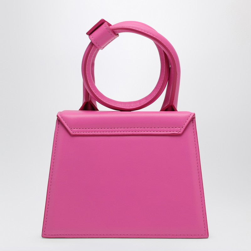 [WOMEN][NEW IN]Le Chiquito Noeud neon pink leather bag