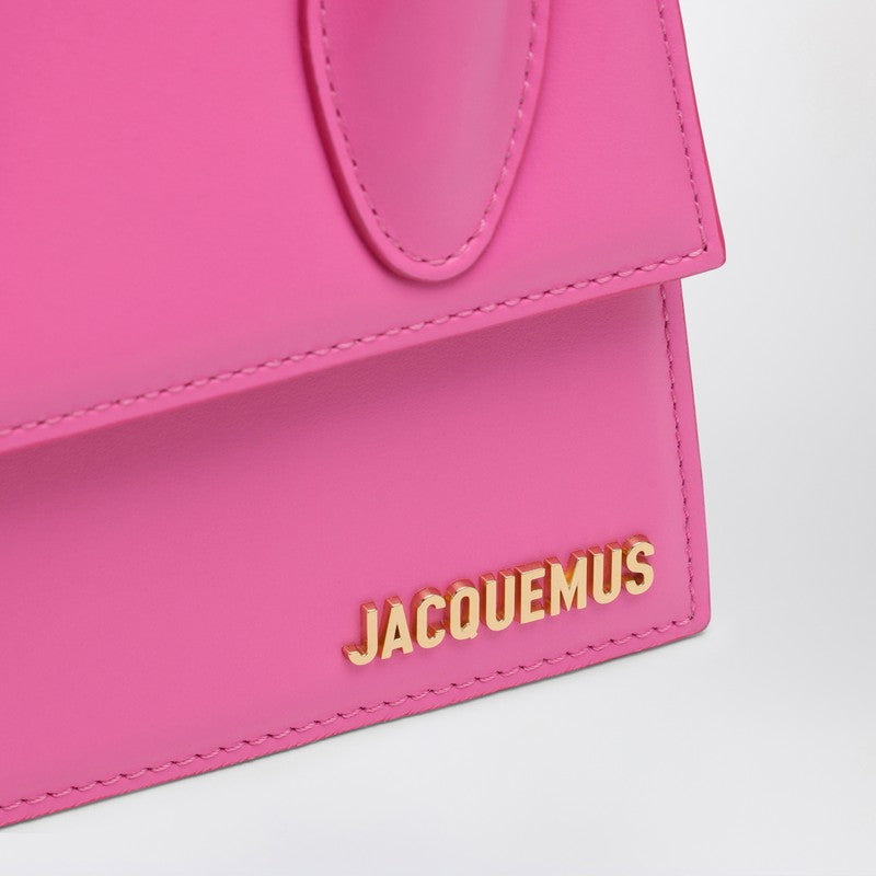 [WOMEN][NEW IN]Le Chiquito Noeud neon pink leather bag