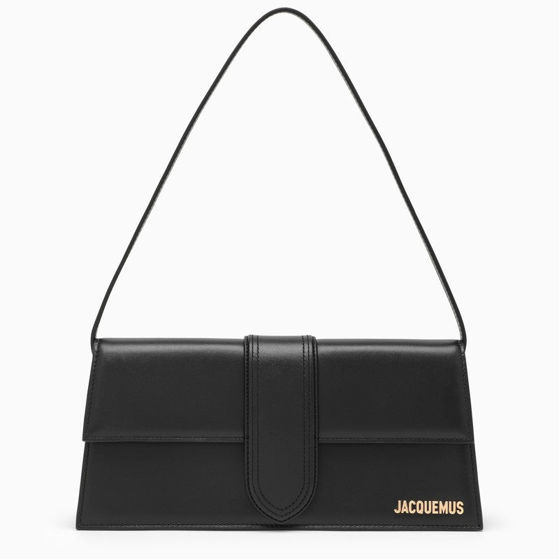 Le Bambino Long black leather bag