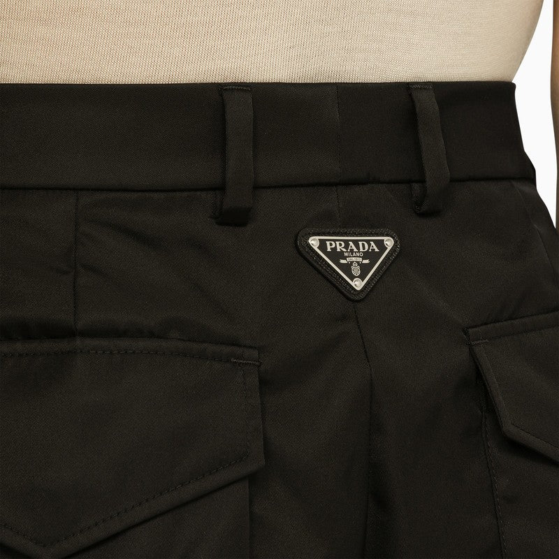 Black Re-Nylon shorts
