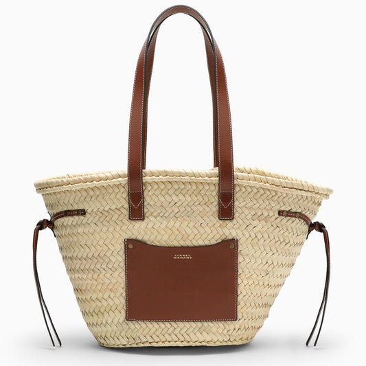 Cadix bag in raffia and leather