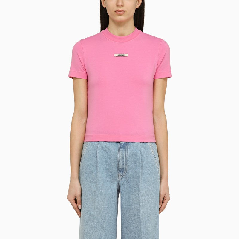 Gros Grain pink cotton T-shirt