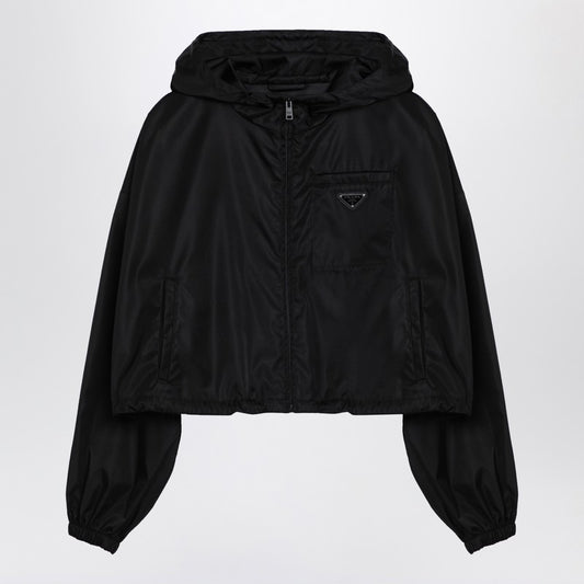 Black Re-Nylon short jacket