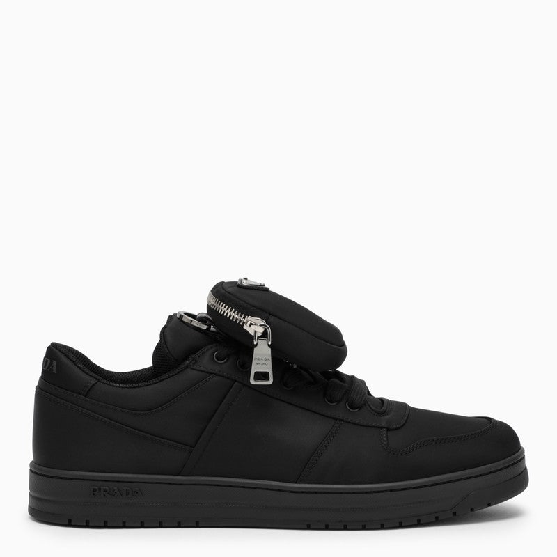 Black Re-nylon sneaker with pouch
