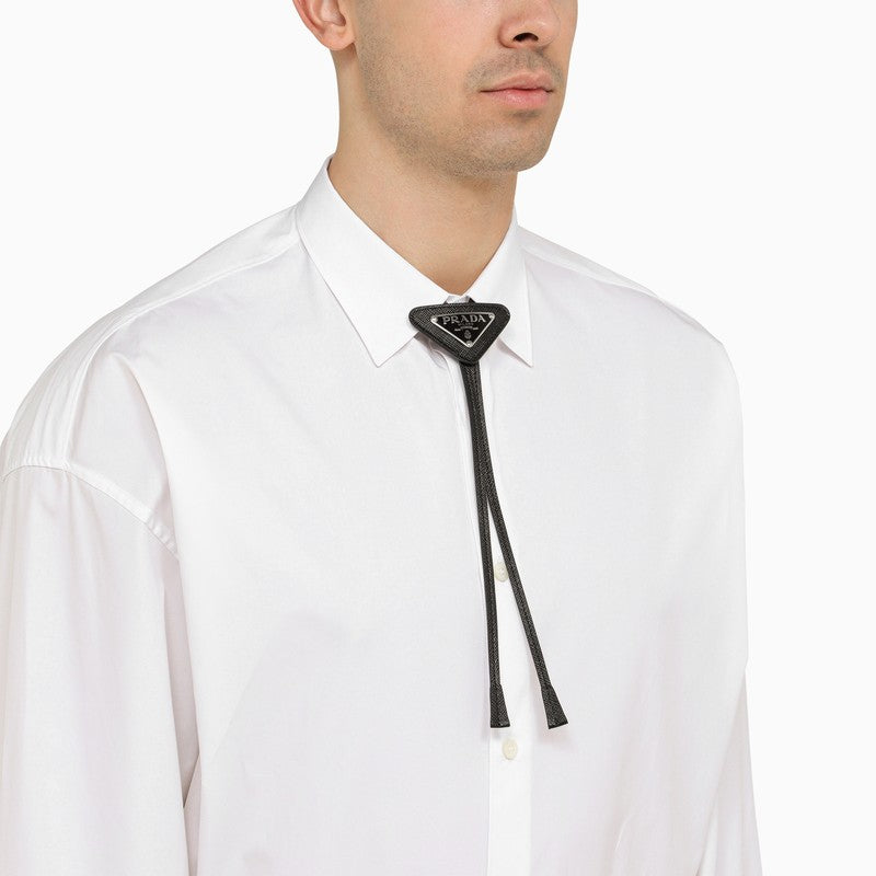 Prada saffiano online tie