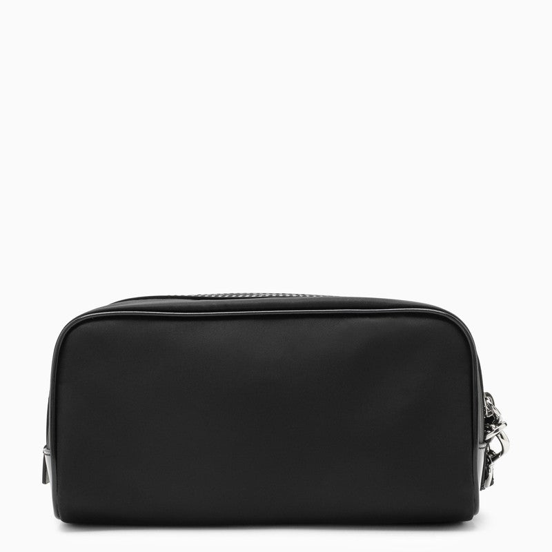 Black Re-Nylon and brushed leather carrier