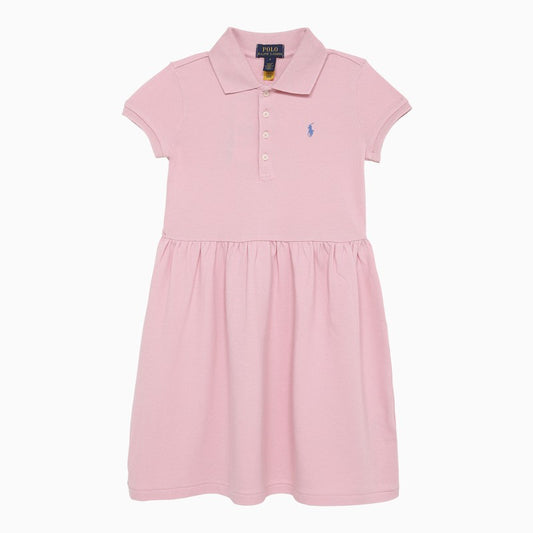 [WOMEN][NEW IN]Pink cotton dress with logo