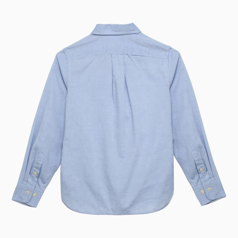Light blue cotton button-down shirt