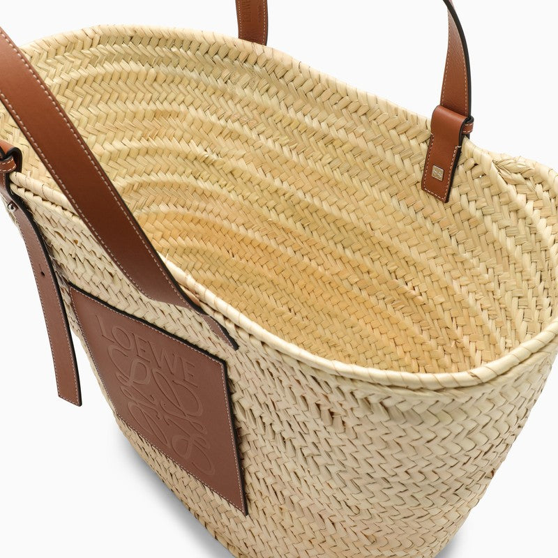[WOMEN][NEW IN]Medium natural/brown raffia basket