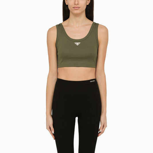 Military cotton short top