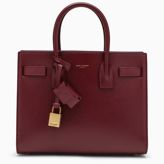 Bordeaux leather baby Sac De Jour bag