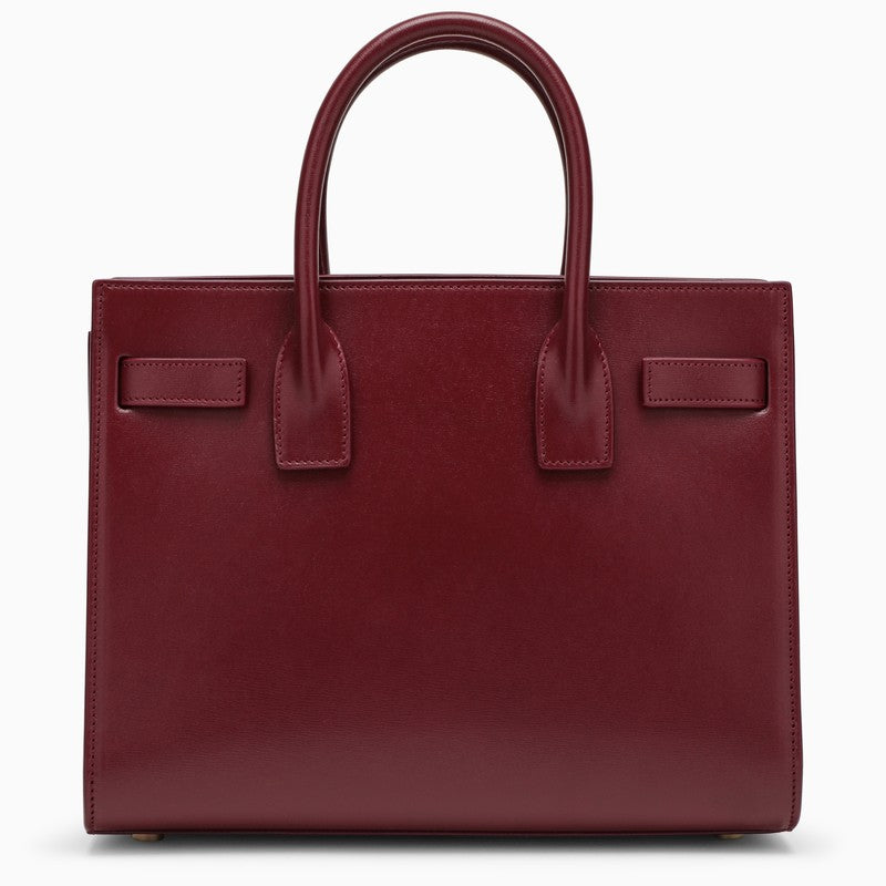 Bordeaux leather baby Sac De Jour bag