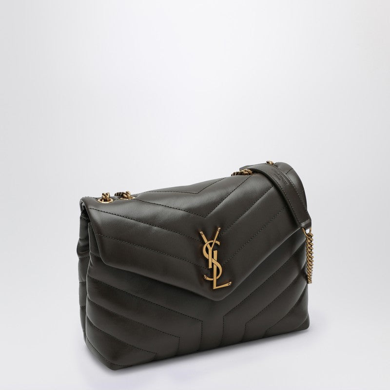 Moss green small YSL Loulou bag