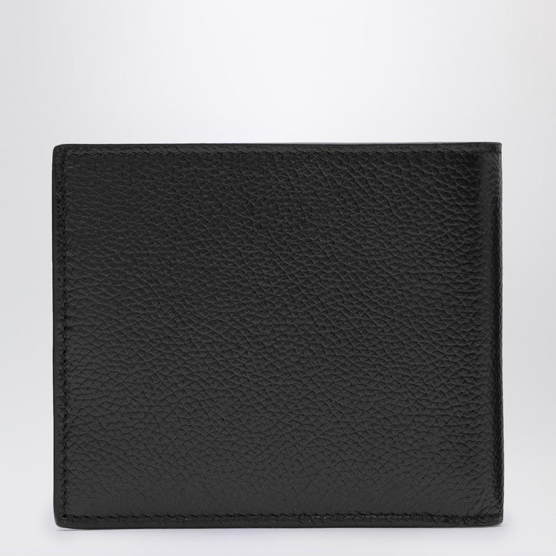 Black horizontal wallet with logo