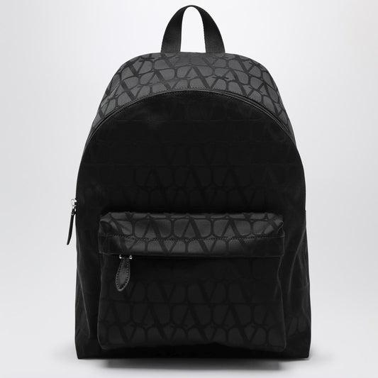 [MEN][NEW IN]Black backpack in technical fabric Toile Iconographe