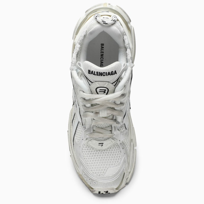 White Runner low-top sneakers