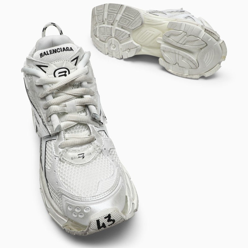 White Runner low-top sneakers