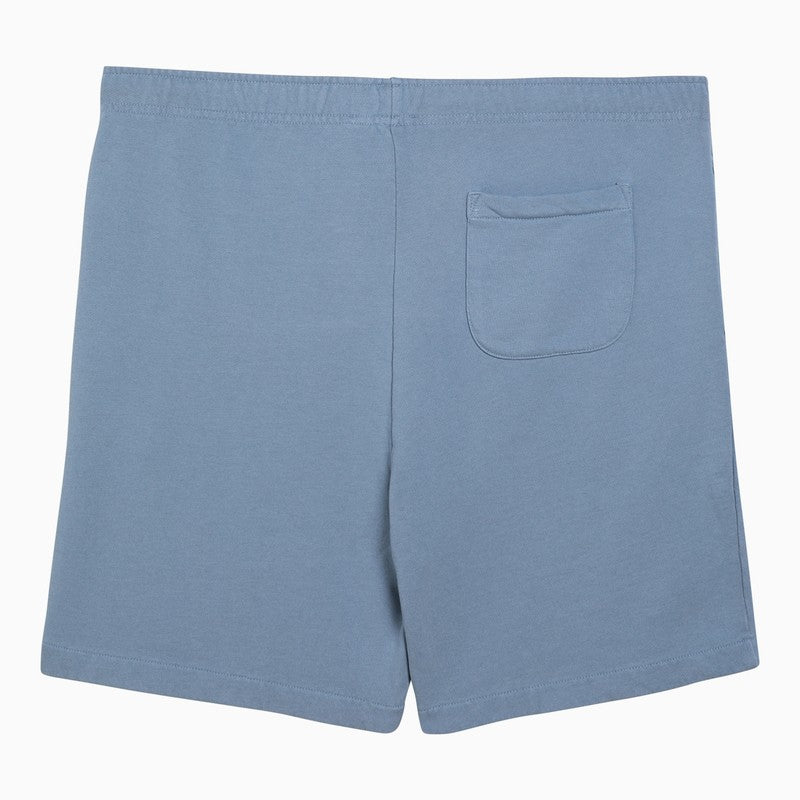 Light blue cotton sports bermuda shorts