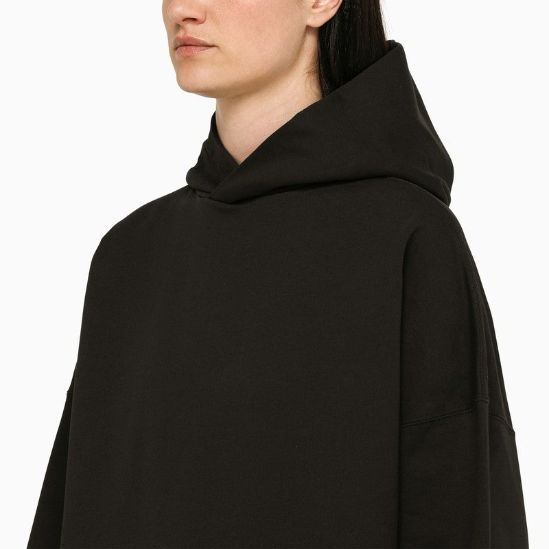 Black oversized hoodie