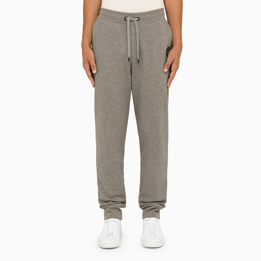 Black Label melange grey jogging trousers