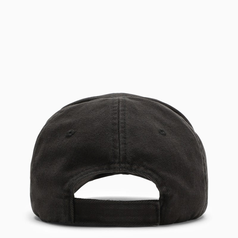 Black hat with wear
