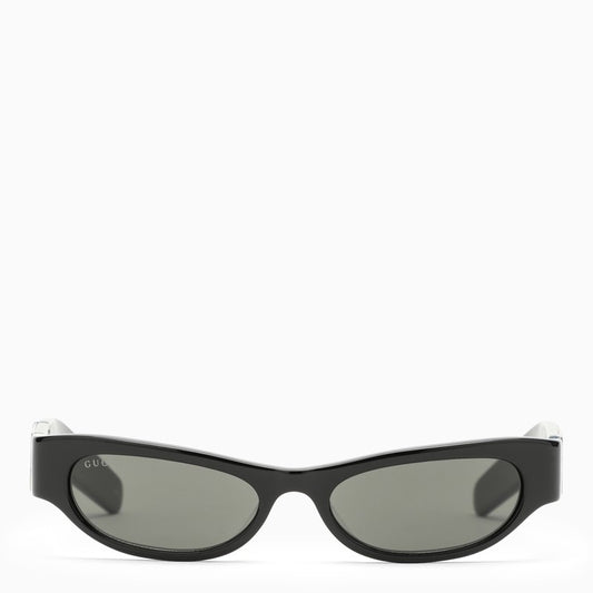 Black/grey rectangular sunglasses
