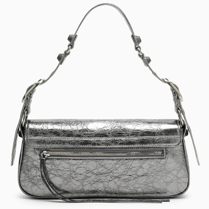 Le Cagole Sling bag small silver