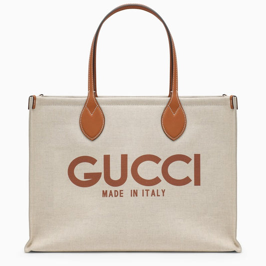 Canvas shopping bag with logo