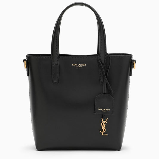 [WOMEN][NEW IN]Black leather mini shopping bag in Box