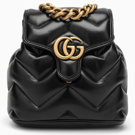 [WOMEN][NEW IN]GG Marmont matelassé backpack black