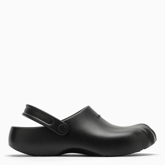 [MEN][NEW IN]Black rubber Slip-on Sunday Molded