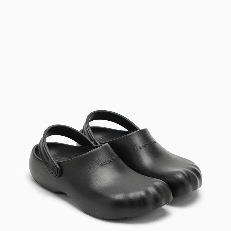 [MEN][NEW IN]Black rubber Slip-on Sunday Molded