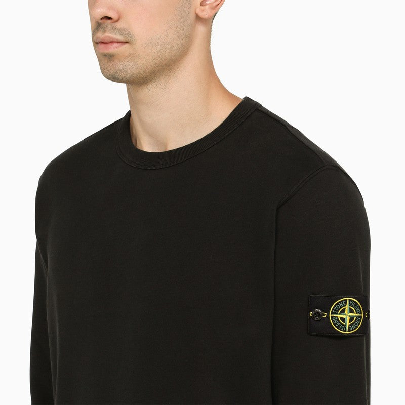 [FW추천템]Black crewneck sweatshirt with patch