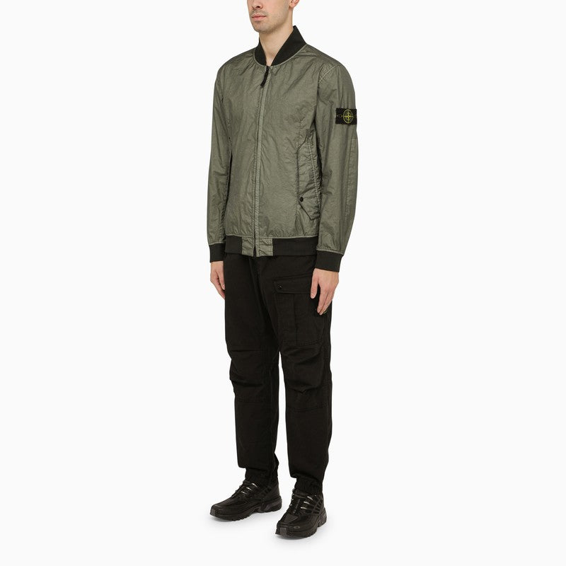 Lightweight moss-coloured technical jacket