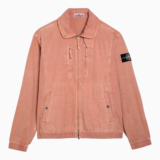 [MEN][NEW IN]Lightweight rust-coloured cotton-blend jacket