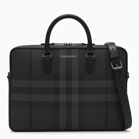 Ainsworth slim charcoal grey briefcase