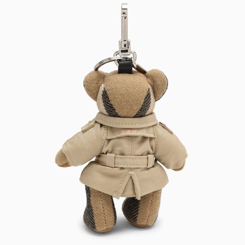 Charm Thomas bear with trench coat in cashmere